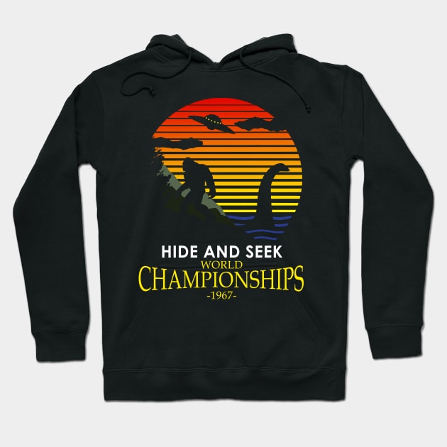 Hide And Seek World Championships 1967 Hoodie by Nerd_art